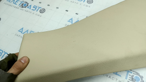 Left rear seat side trim for BMW X3 G01 18-21, beige leather, dry-cleanable