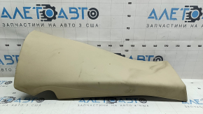 Right rear seat side trim for BMW X3 G01 18-21, beige leather, dry-cleanable