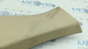 Right rear seat side trim for BMW X3 G01 18-21, beige leather, dry-cleanable