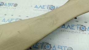 Right rear seat side trim for BMW X3 G01 18-21, beige leather, dry-cleanable