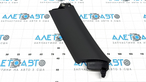 Right rear pillar trim panel in front of the window, Audi Q3 83A 19-25, black, worn