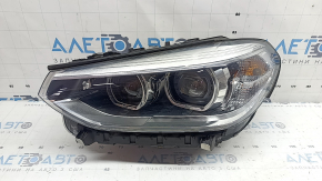 BMW X3 G01 18-21 halogen+LED front left headlight assembly, with mount