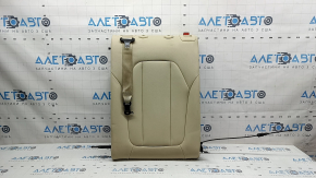 Rear seat backrest, 2nd row, left, BMW X3 G01 18-21, beige leather, with belt, dry-cleanable