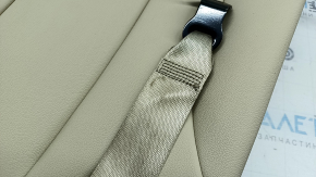 Rear seat backrest, 2nd row, left, BMW X3 G01 18-21, beige leather, with belt, dry-cleanable