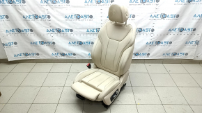 BMW X3 G01 18-21 driver's seat with airbag, electric, heated, beige leatherette, dry-cleanable