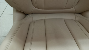 BMW X3 G01 18-21 passenger seat with airbag, electric, heated, beige leatherette, dry-cleanable