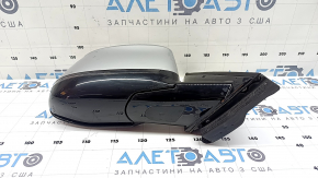 Right side mirror assembly for BMW X3 G01 18-24, 5-pin, turn signal, auto-dimming, silver