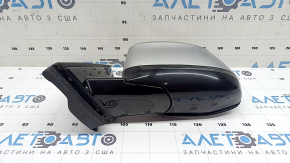 Left side mirror assembly for BMW X3 G01 18-22, 5 pins, turn signal, auto-dimming, BSM, silver
