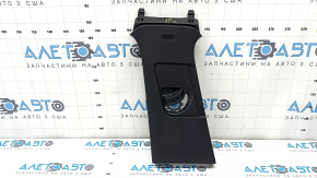 Left center pillar trim, upper belt, Audi Q3 83A 19-25, black, scratches