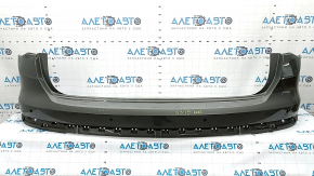 Bare rear bumper, upper part, Audi Q3 83A 19-25, for parking sensors without Park Assist, S-Line, graphite, scratches,