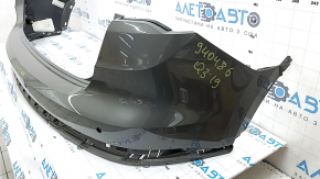 Bare rear bumper, upper part, Audi Q3 83A 19-25, for parking sensors without Park Assist, S-Line, graphite, scratches,