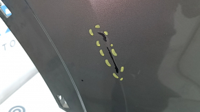 Bare rear bumper, upper part, Audi Q3 83A 19-25, for parking sensors without Park Assist, S-Line, graphite, scratches,
