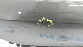 Bare rear bumper, lower part, Audi Q3 83A 19-23 S-Line, graphite, scratches, pressed, crack