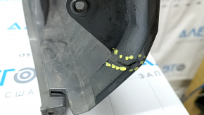 Bare rear bumper, lower part, Audi Q3 83A 19-23 S-Line, graphite, scratches, pressed, crack