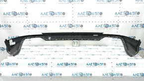 Bare rear bumper, lower part, Audi Q3 83A 19-23 S-Line, graphite, scratches, pressed, crack