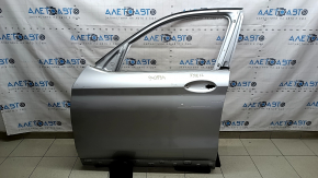 Bare front left door BMW X3 G01 18-24 silver A83, butt, chip