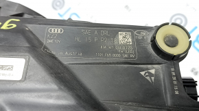 Left front headlight assembly for Audi Q3 83A 19-25 LED with signature DRL, sand