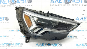 Right front headlight assembly for the Audi Q3 83A 19-25 LED with signature DRL