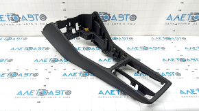 Upper center console trim for Audi Q3 83A 19-25, black, with backlight