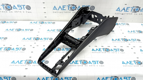 Upper center console trim for Audi Q3 83A 19-25, black, with backlight