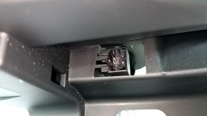 Upper center console trim for Audi Q3 83A 19-25, black, with backlight