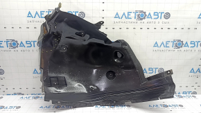 Front left rear fender liner BMW X3 G01 18-24, cracks, wear, tear of fastening