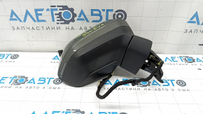 Right side mirror assembly for Audi Q3 83A 19-2, 14+2 pins, turn signal, heated, BSM, auto-folding, auto-dimming, graphite