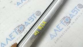 Left longitudinal roof rail for BMW X3 G01 18-24 chrome, glued