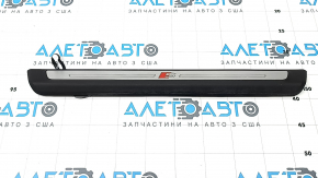 Audi Q3 83A 19-25 black front outer door sill trim with backlight, S-Line, scratches