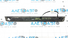 Audi Q3 83A 19-25 black front outer door sill trim with backlight, S-Line, scratches