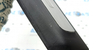 Audi Q3 83A 19-25 black front outer door sill trim with backlight, S-Line, scratches