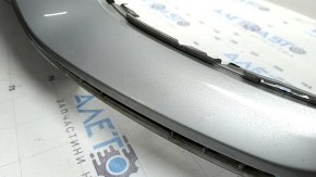Bare front bumper BMW X3 G01 18-21 for parking sensors, without a camera, silver, broken, sand, broken fasteners