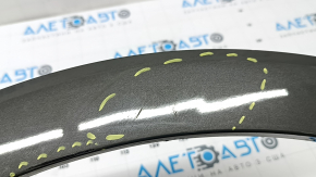 Rear left fender arch trim for Audi Q3 83A 19-25 graphite, broken fasteners