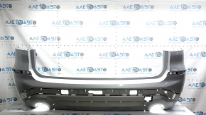 Bare rear bumper for BMW X3 G01 18-21 X-Line with parking sensors, without towbar, silver