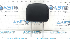 Audi Q3 83A 19-25 passenger seat headrest, black leather with black stitching