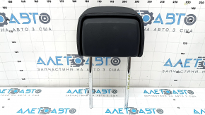 Audi Q3 83A 19-25 passenger seat headrest, black leather with black stitching