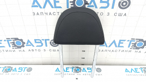 Rear right headrest, 2nd row, Audi Q3 83A 19-25, black leather with black stitching
