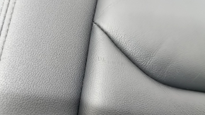 Right rear seat cushion for Audi Q3 83A 19-25, black leather with black stitching, scratches