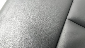 Right rear seat cushion for Audi Q3 83A 19-25, black leather with black stitching, scratches