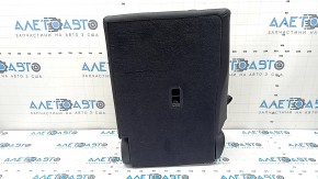 Backrest of the rear row of seats, 2nd row, right, Audi Q3 83A 19-25 with frame, black leather with black stitching, dent