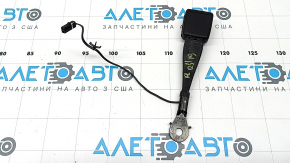 Audi Q3 83A 19-25 black driver's seat belt latch with sensor