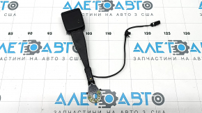 Audi Q3 83A 19-25 passenger seat belt latch, black, with sensor
