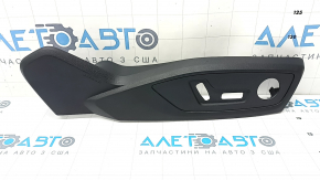 Right passenger seat trim for Audi Q3 83A 19-25, black, scratched