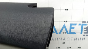 Door trim panel rear right Audi Q7 20-24 gray leather, gray leather insert, gray leather armrest, trim panel black gloss and dark wood, Bang & Olufsen, with handle, scratches