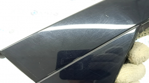Rear right side door trim for Audi Q3 83A 19-25, gloss black, scratches
