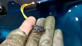 Audi Q7 2020-26 blue LV5Z bare trunk door with glass