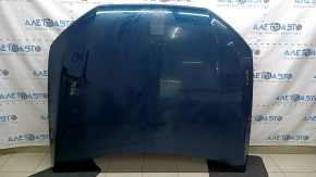 Bare hood for Audi Q7 16-26 aluminum, blue LV5Z, glued, scratches