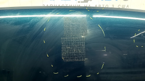 Bare hood for Audi Q7 16-26 aluminum, blue LV5Z, glued, scratches