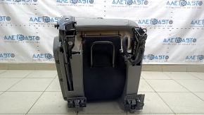 Rear seats, 2nd row, right, Audi Q7 20-24, gray leather, heated, dry-cleanable