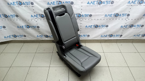 Rear seats, 2nd row center, Audi Q7 20-24, gray leather